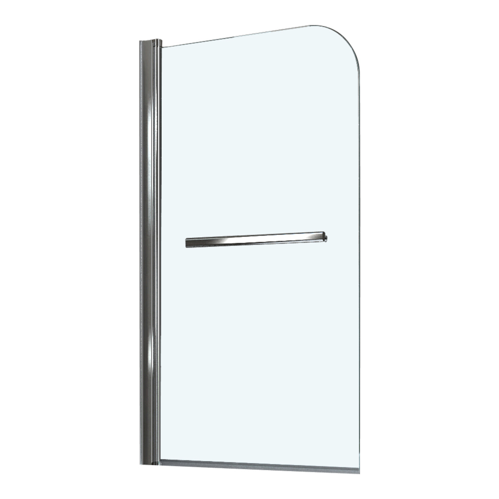 Shower partition KONGO 80-81.5x140 cm chrome