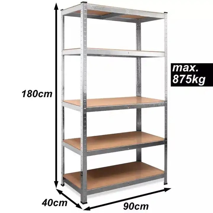 Estante de zinc resistente 90x40x180 cm