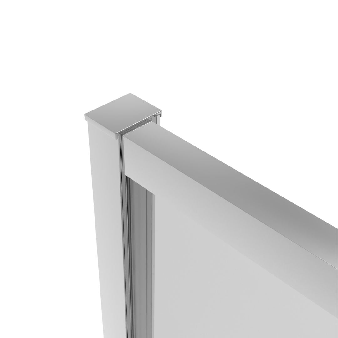 Corner shower sliding door SLIMLINE chrome Easy-Clean in 5 different sizes