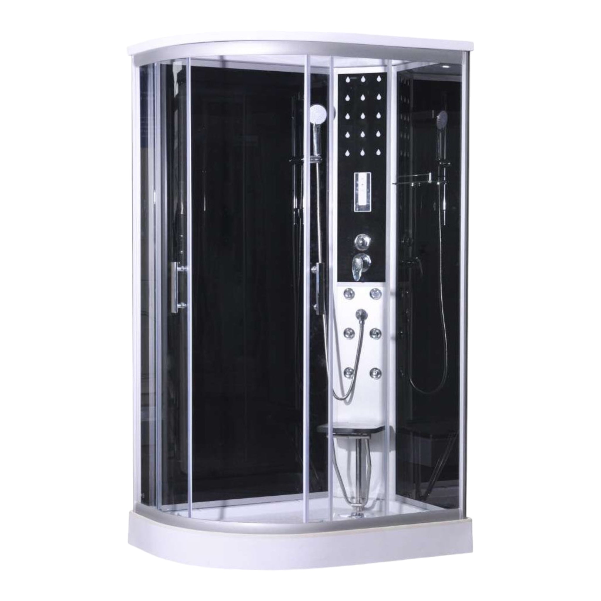 Complete shower cabin VARIO - with quick assembly 80 x 120 x 215 cm