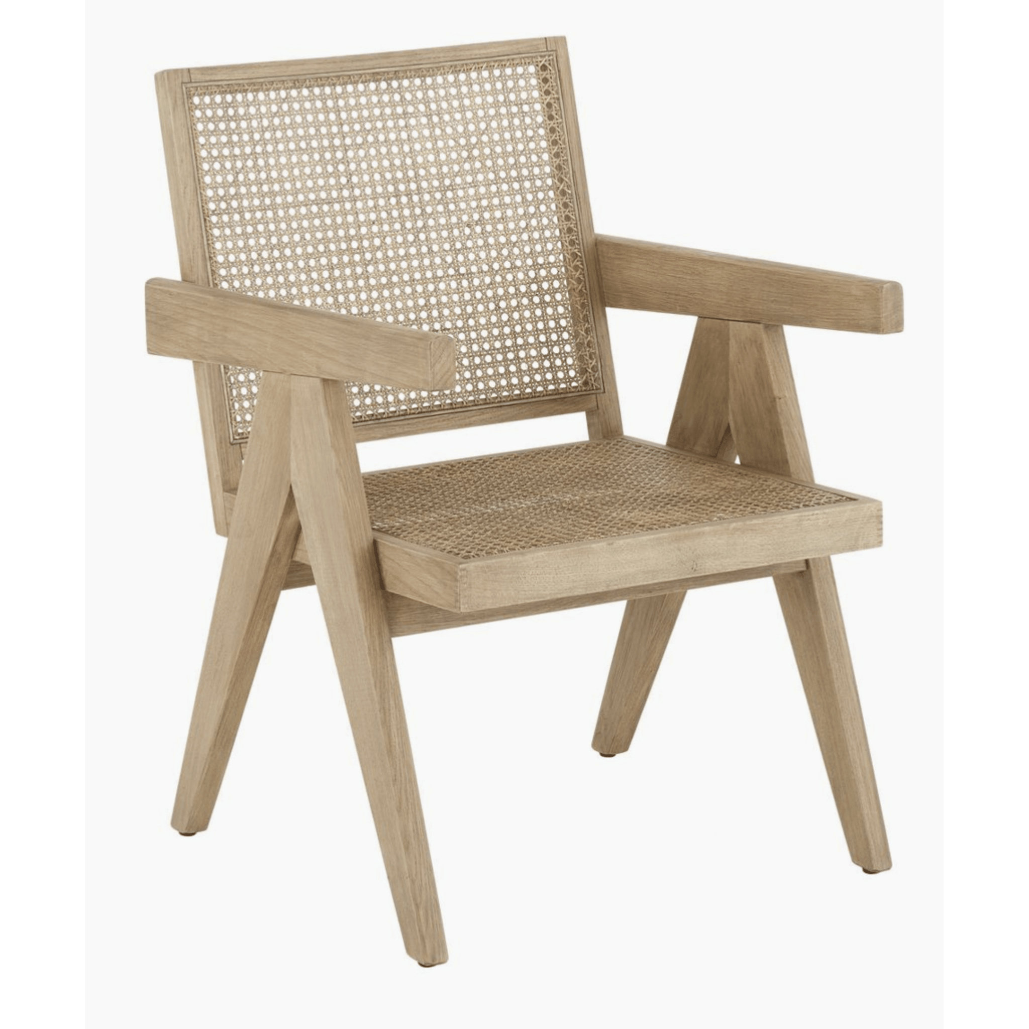 Loungesessel Braun mit Wiener Geflecht