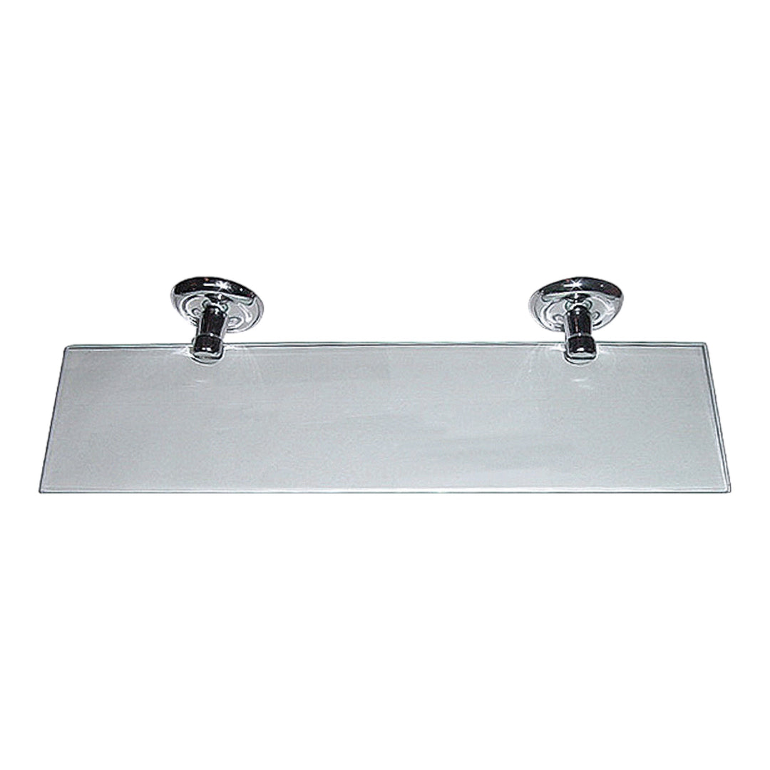 TANJA Etagere glass shelf in chrome look