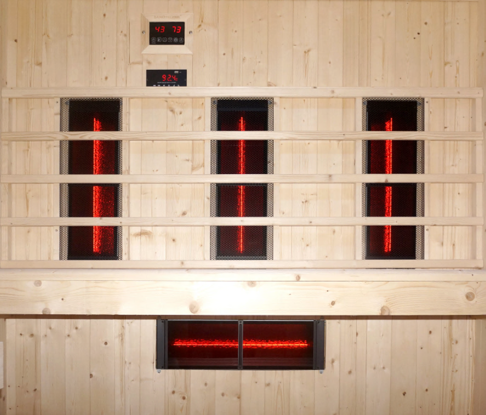 Outdoor Kombination Sauna und Infrarotkabine LAHTI für 4 - 6 Personen