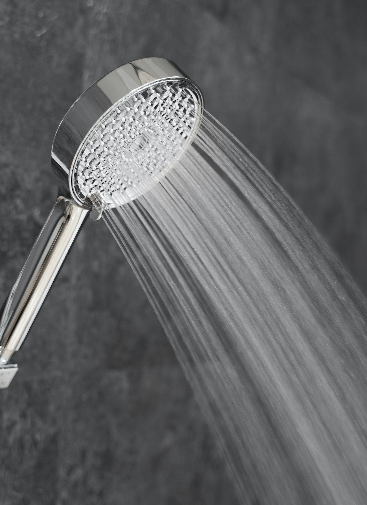 Ducha de mano en cromo con 3 funciones