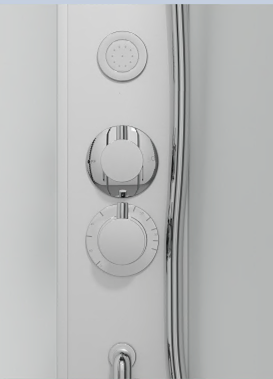 Cabina de ducha completa DALLAS - con montaje rápido 90 x 90 x 210 cm