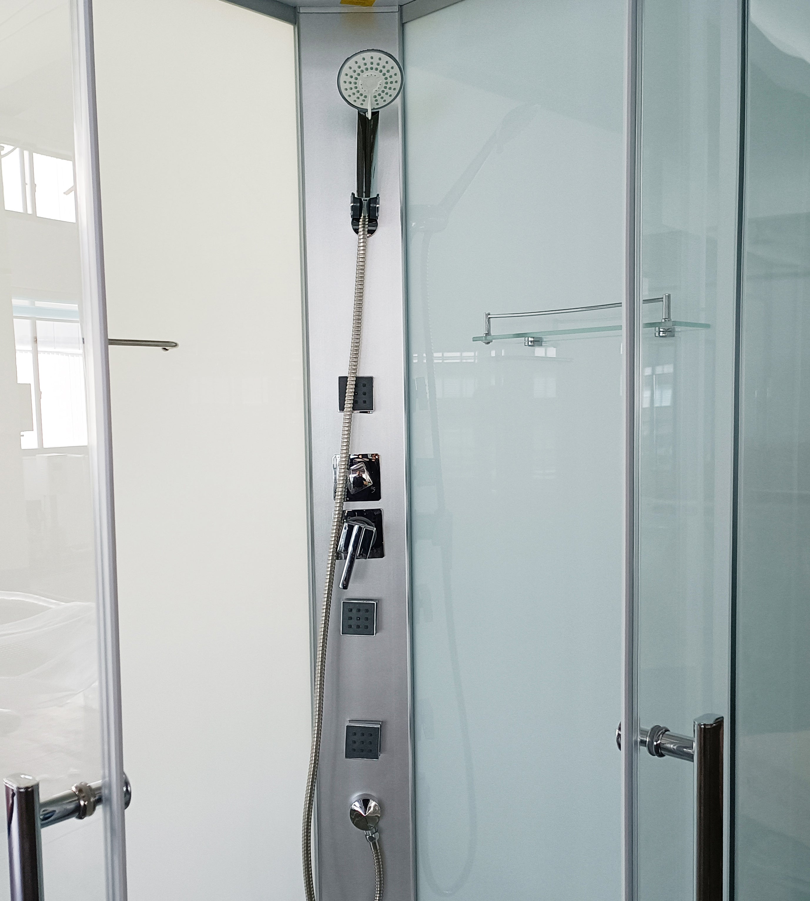 Cabina de ducha completa TWIST 2 con montaje rápido 90x90x215 cm