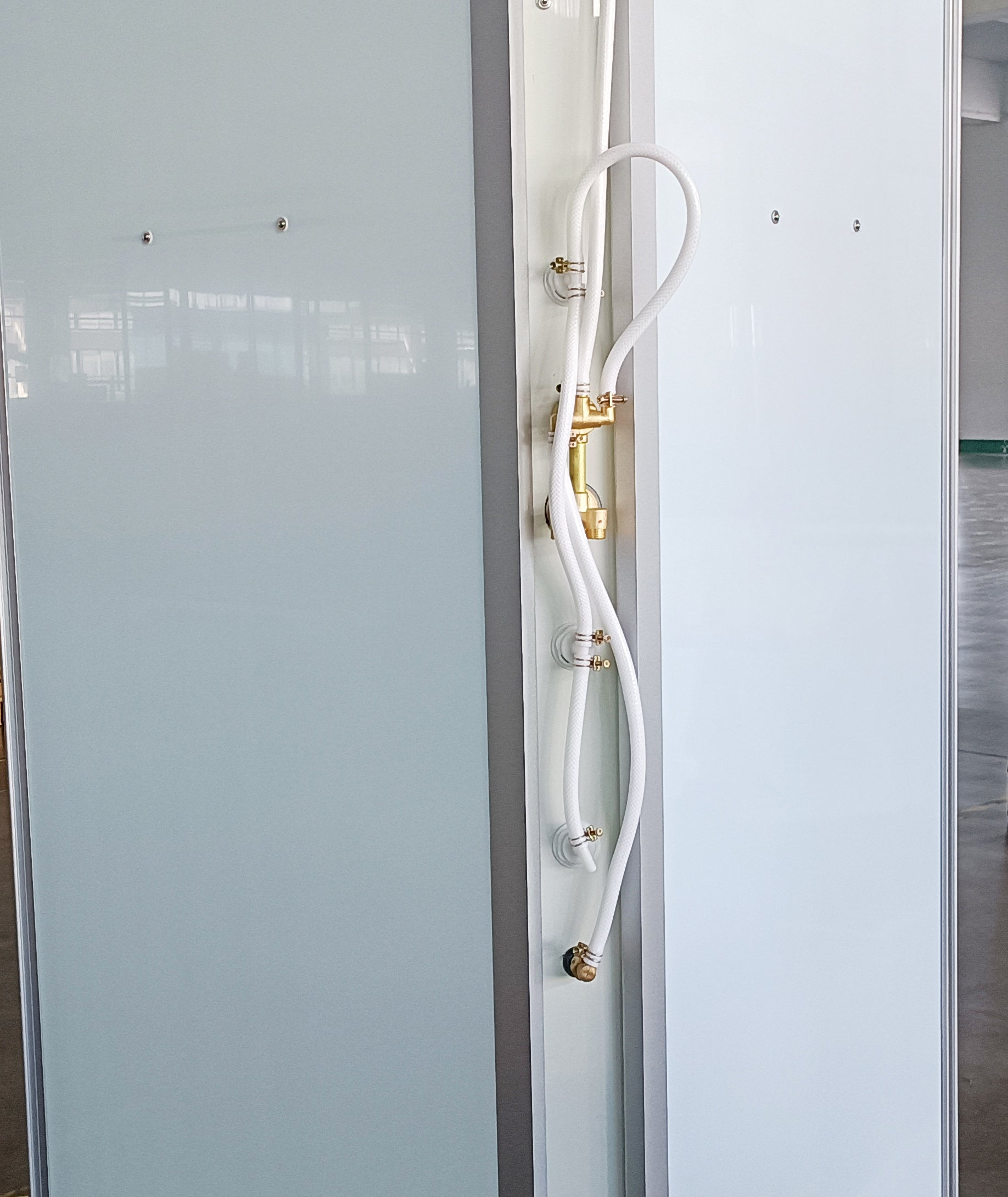 Cabina de ducha completa TWIST 2 con montaje rápido 90x90x215 cm