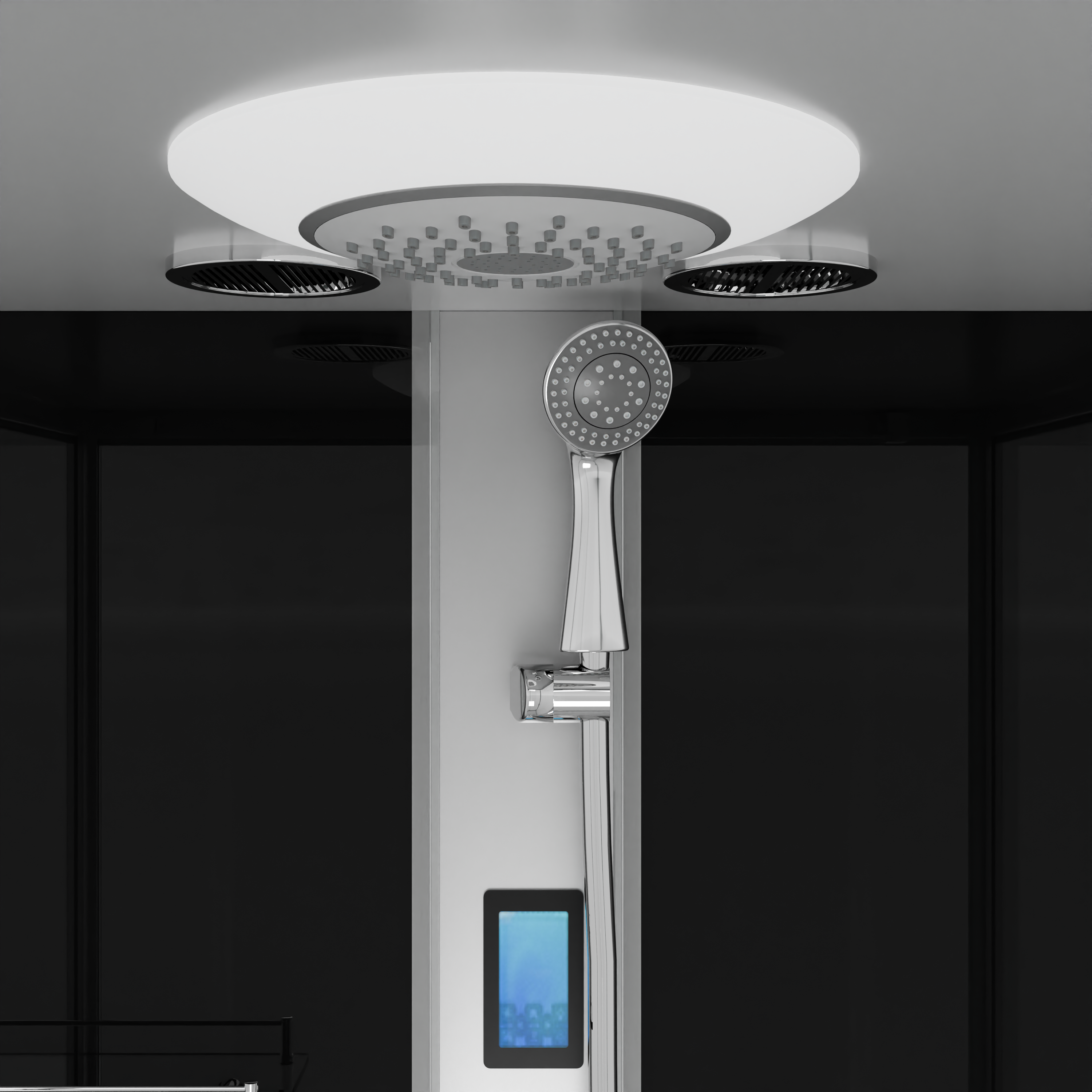 Cabina de ducha completa BOSTON - con montaje rápido 90 x 120 x 215 cm