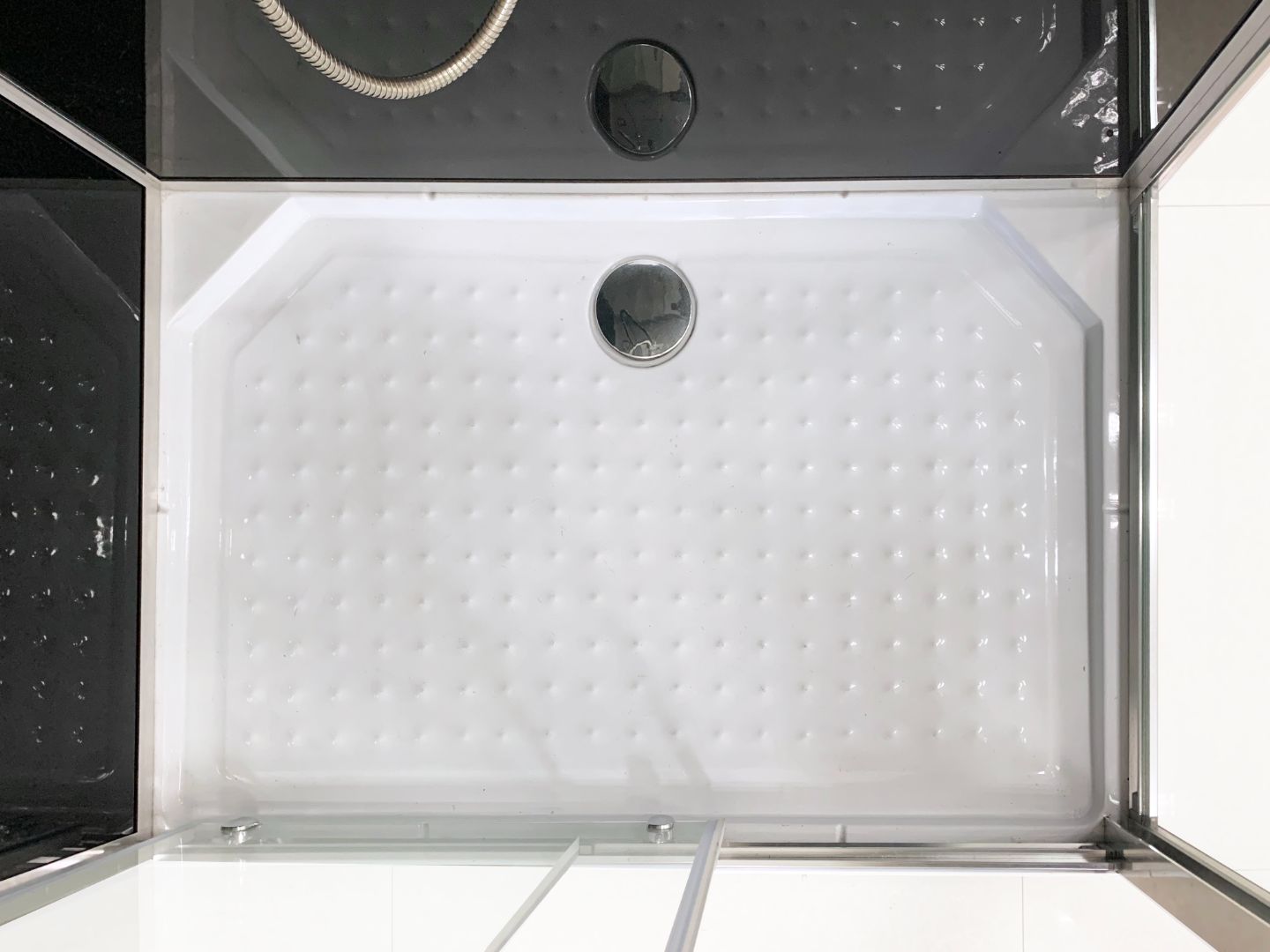 Cabina de ducha completa TREND 3 con montaje rápido 80x120x215 cm