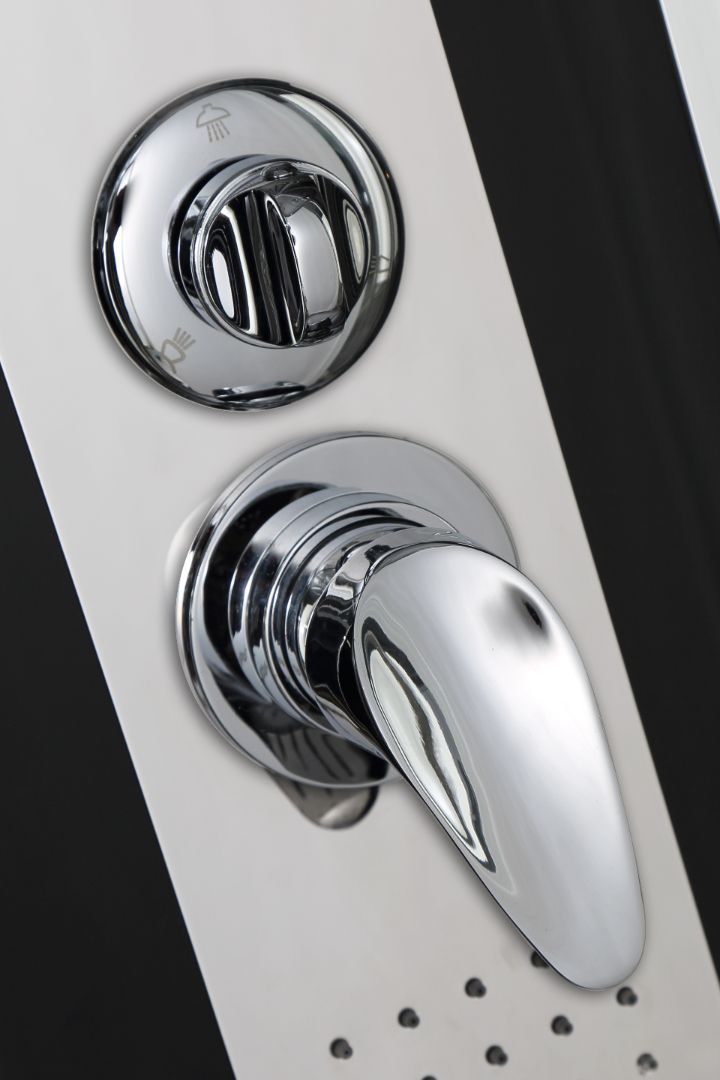 Cabina de ducha completa TREND 3 con montaje rápido 80x120x215 cm