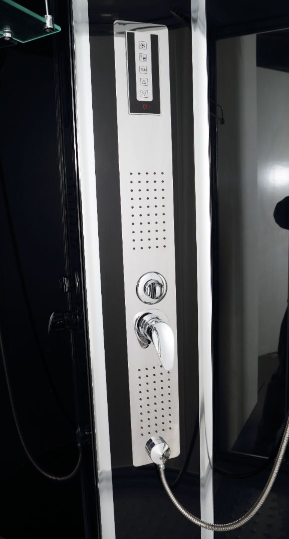 Cabina de ducha completa TREND 3 con montaje rápido 80x120x215 cm