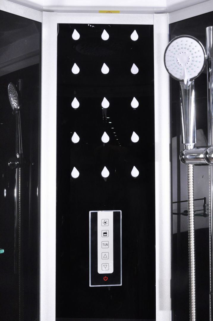 Cabina de ducha completa VITA de montaje rápido 90x90x215 cm