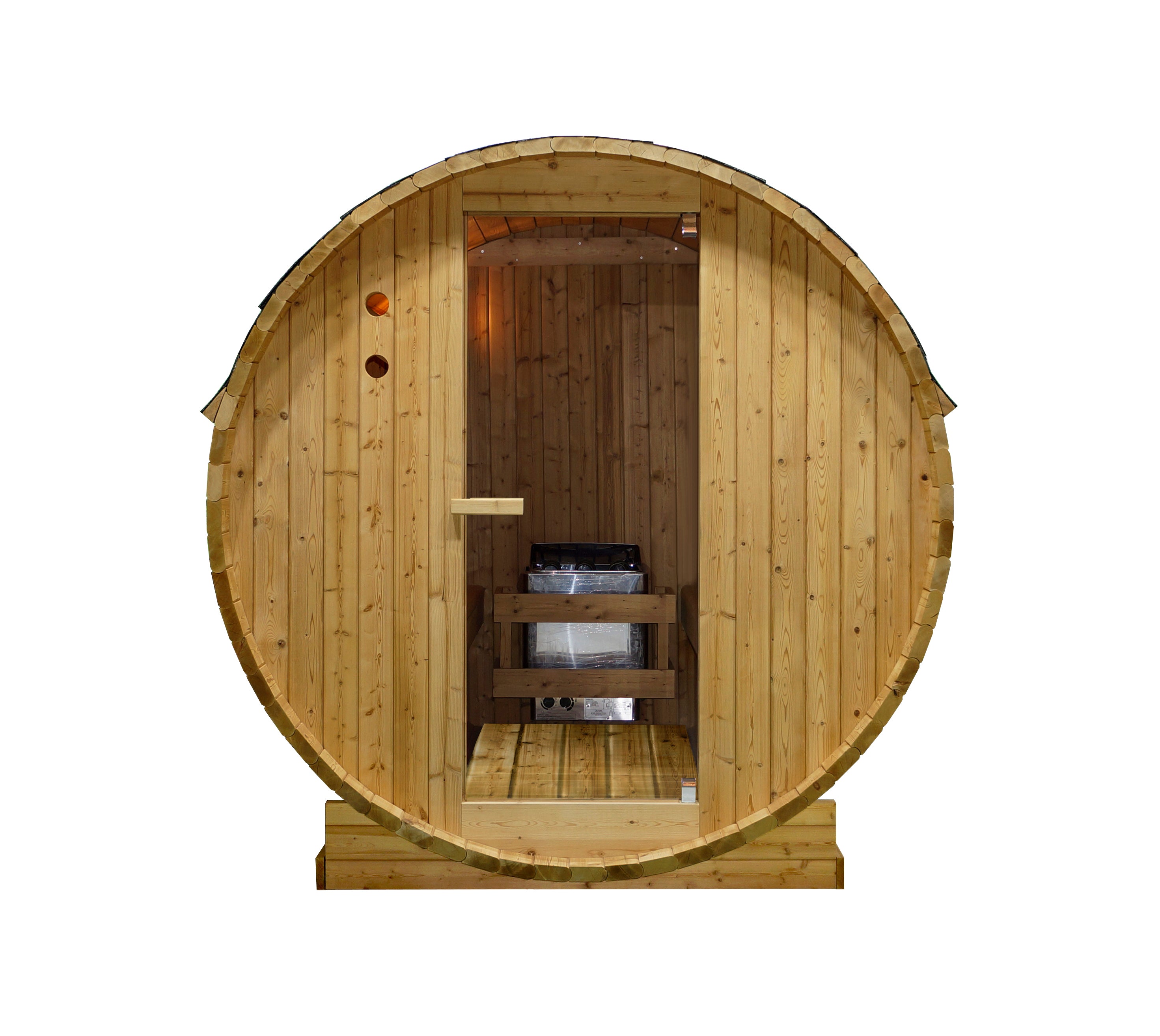 Outdoor barrel sauna TROMSÖ L for 4 people
