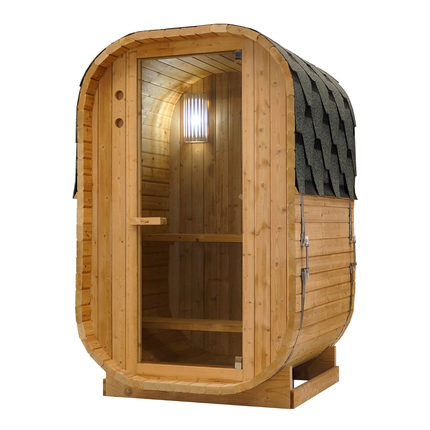 Outdoor barrel sauna LINDHOLM for 1-2 people