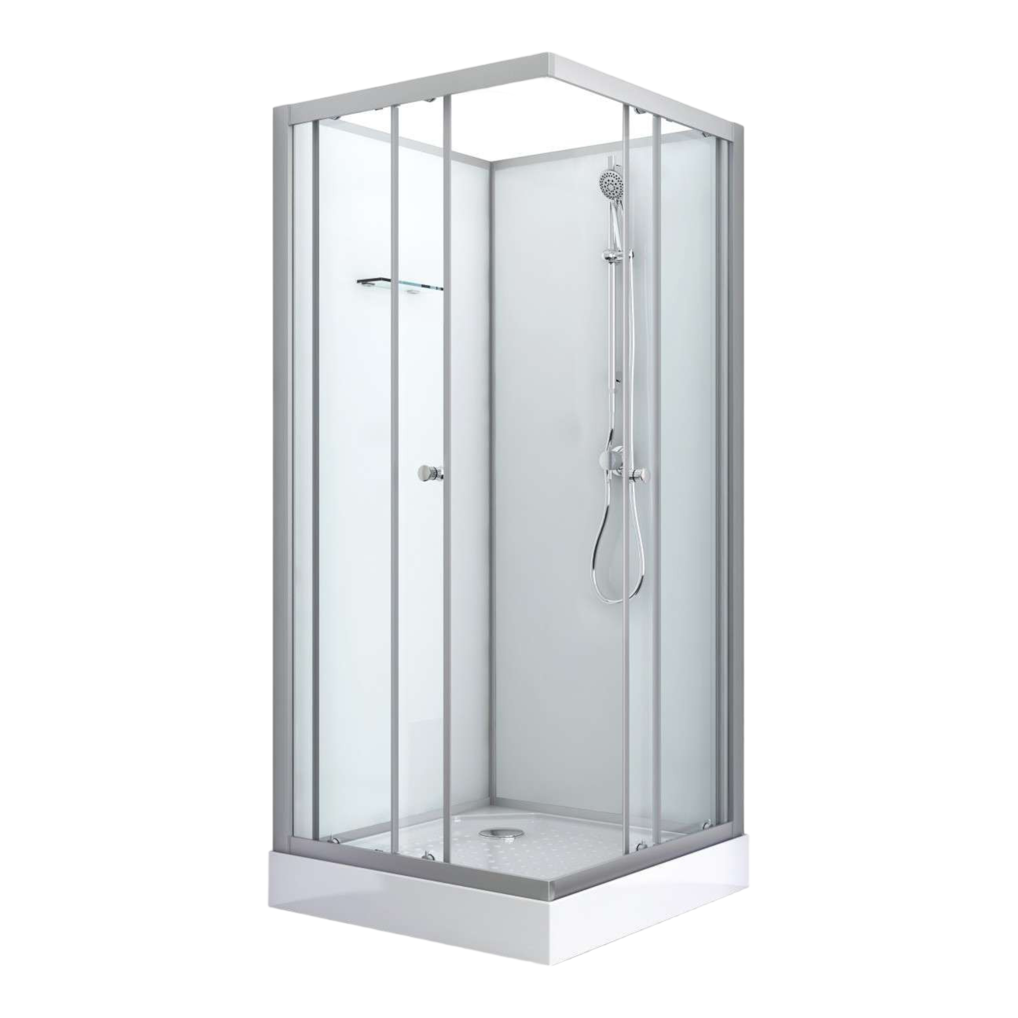 Komplettduschkabine FORTE 80x80|90x90x203 cm