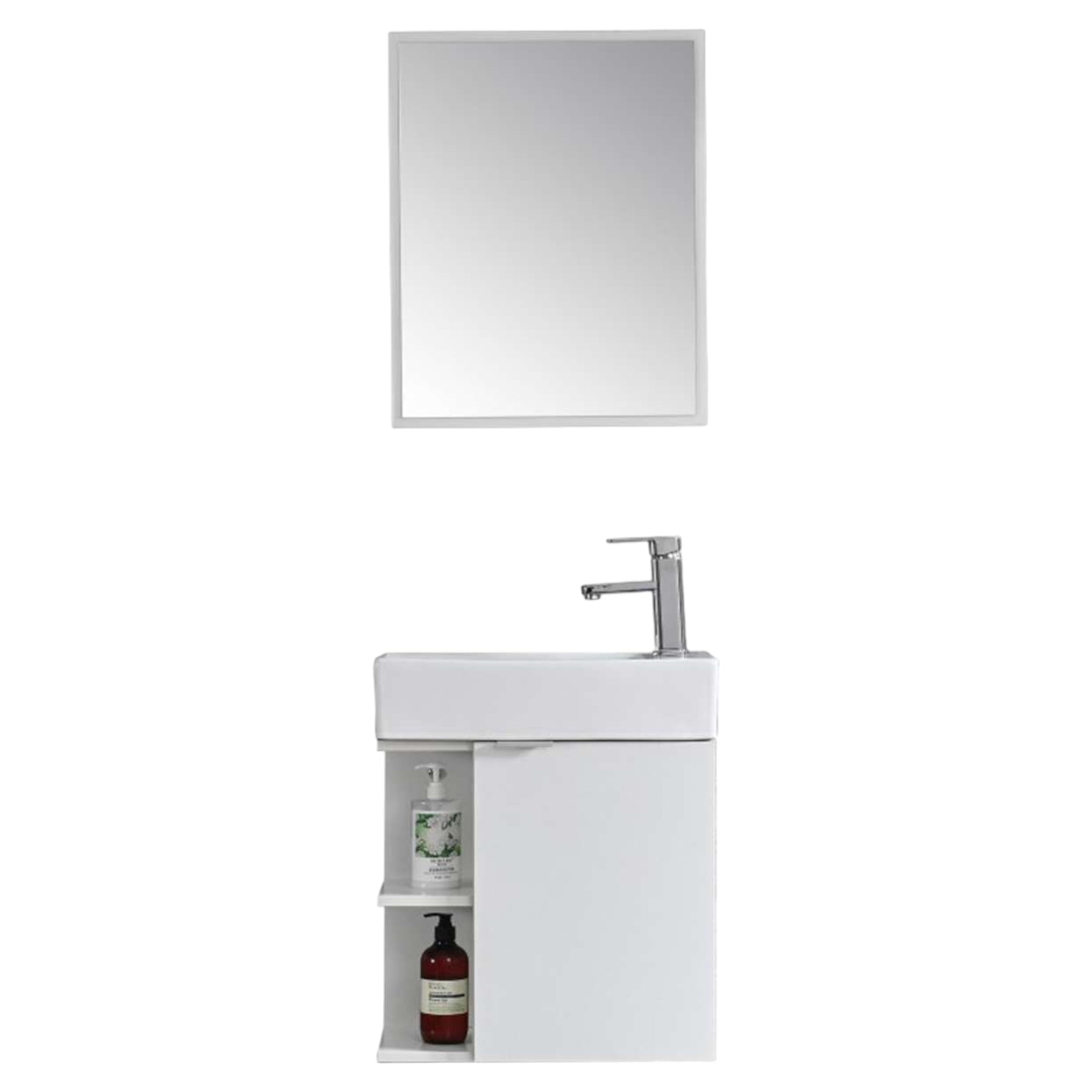 Conjunto mueble de baño PRIMAVERA 50 BLANCO