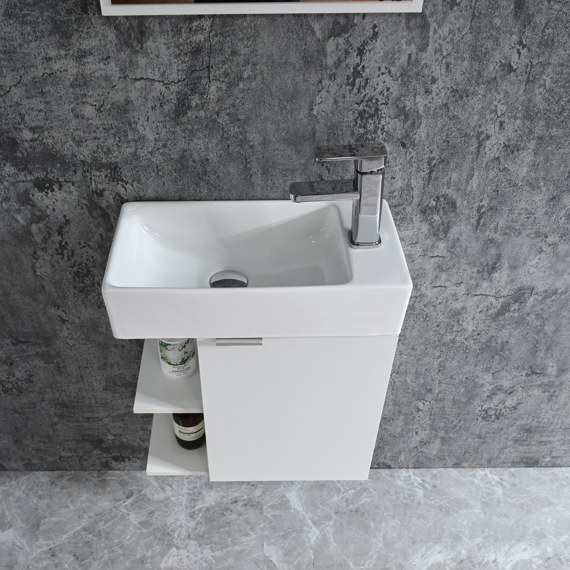 Conjunto mueble de baño PRIMAVERA 50 BLANCO