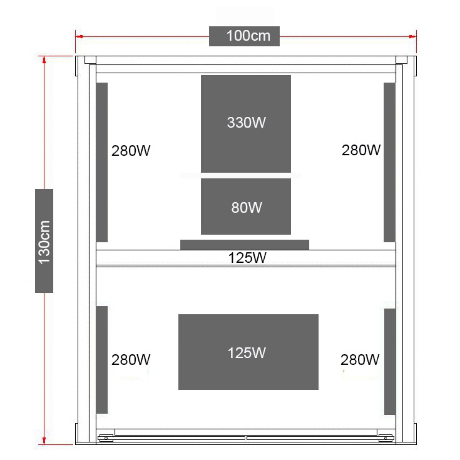 Cabina de infrarrojos CARBON 1 para 1 persona