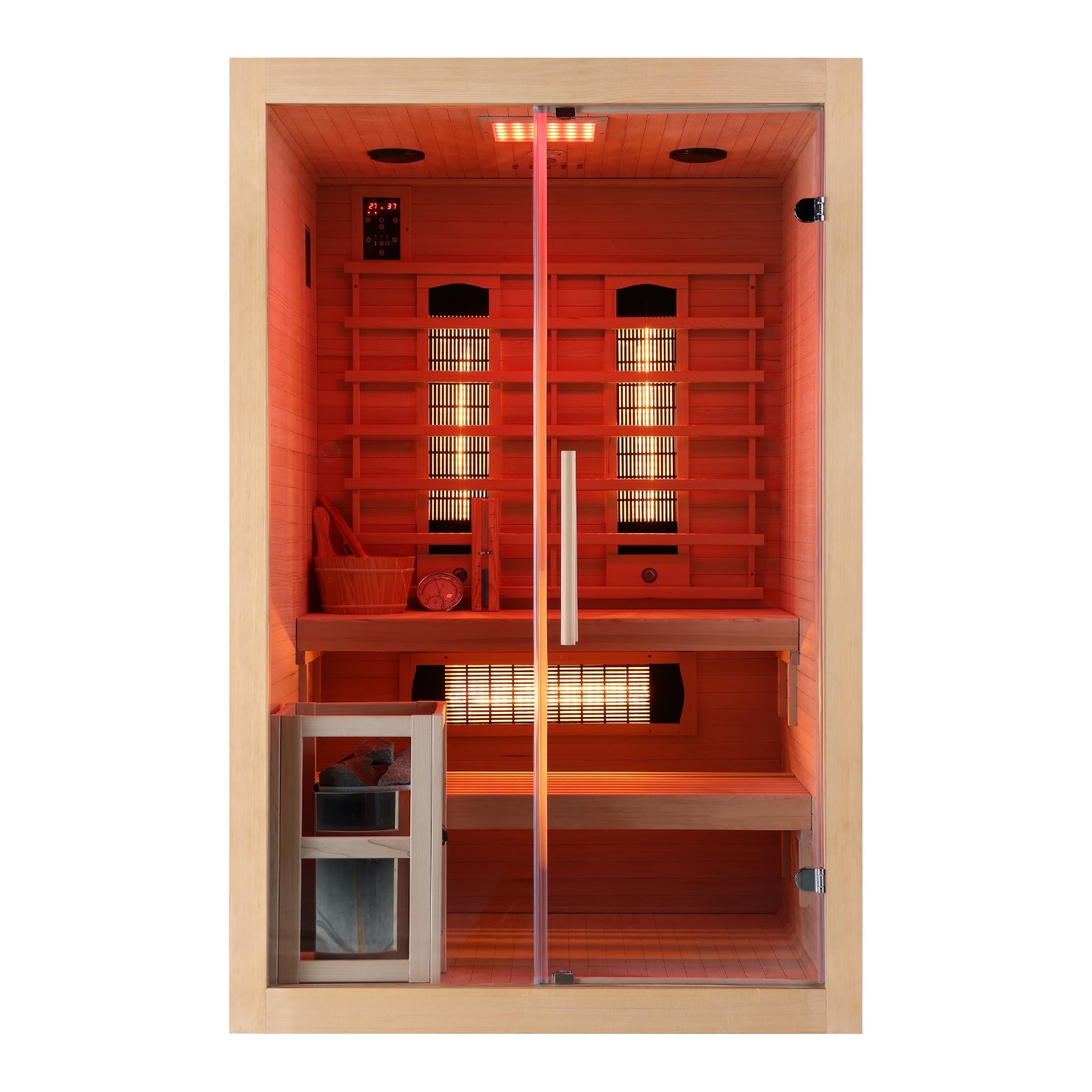 Infrared and Finnish sauna TWINCOMBI for 2 people