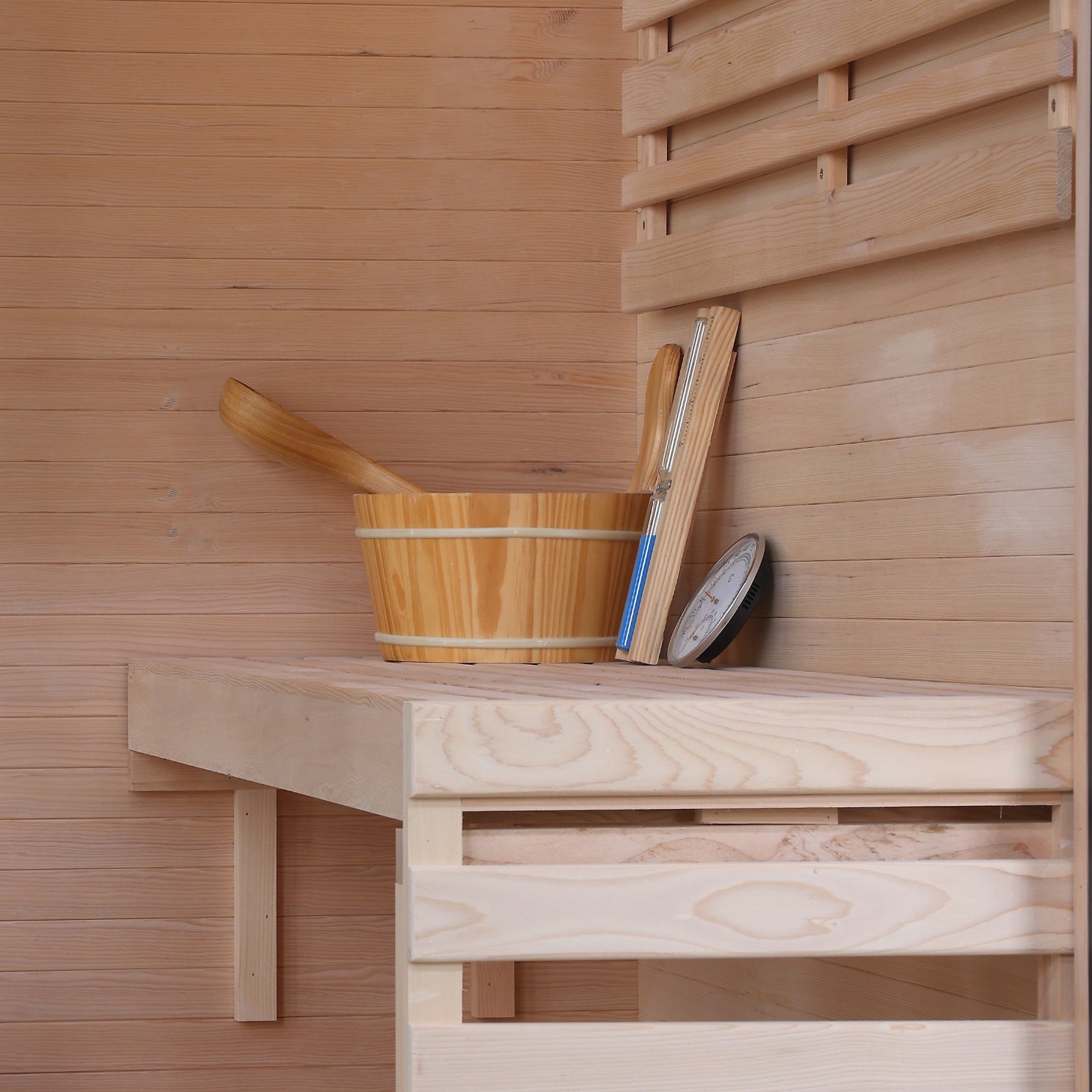 Sauna finlandesa PANORAMA NEGRO | para 2 personas