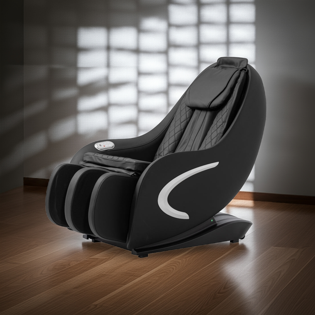 Luxury massage chair black