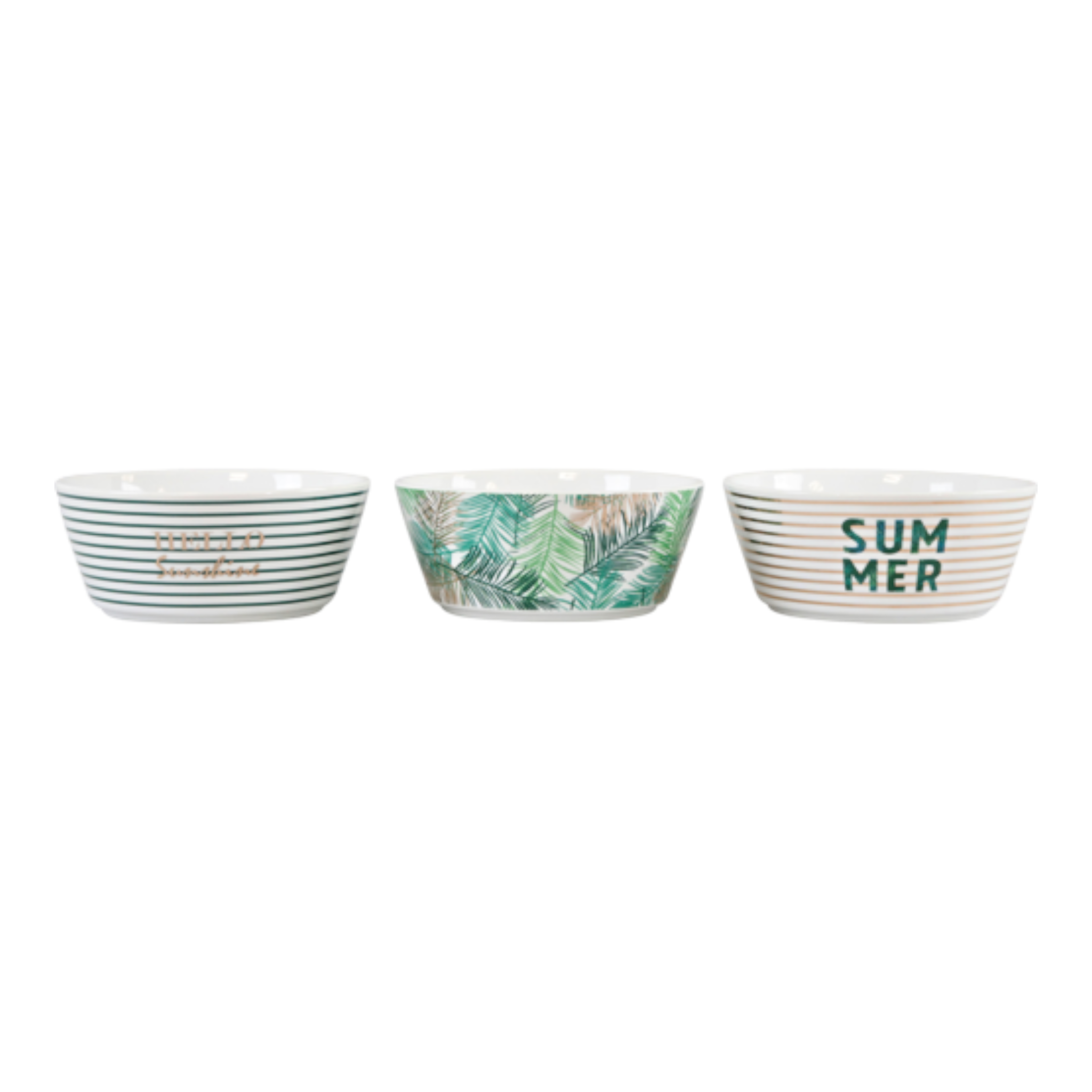 Schalen Set "Hello Summer" 3-teilig