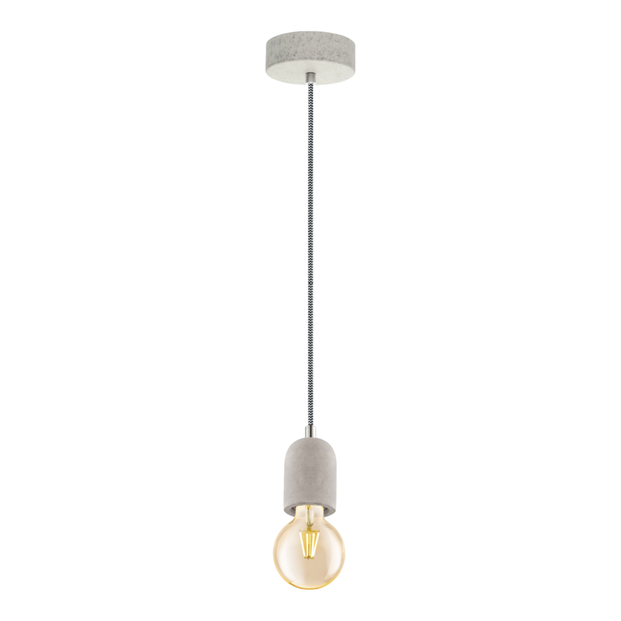 Hängeleuchte YORTH Stahl, nickel - matt