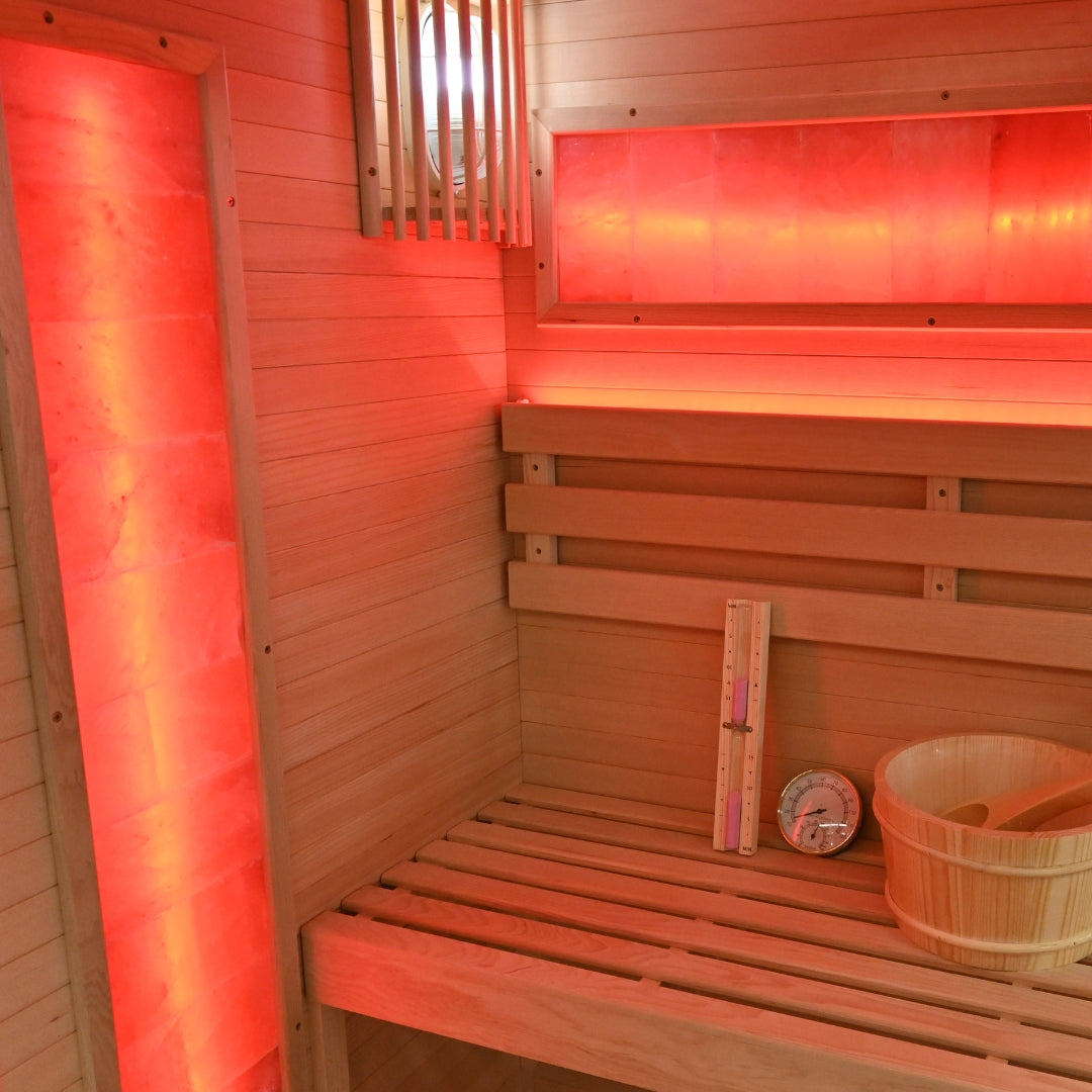 Salzstein Sauna LUXOR 1 | für 2 Personen