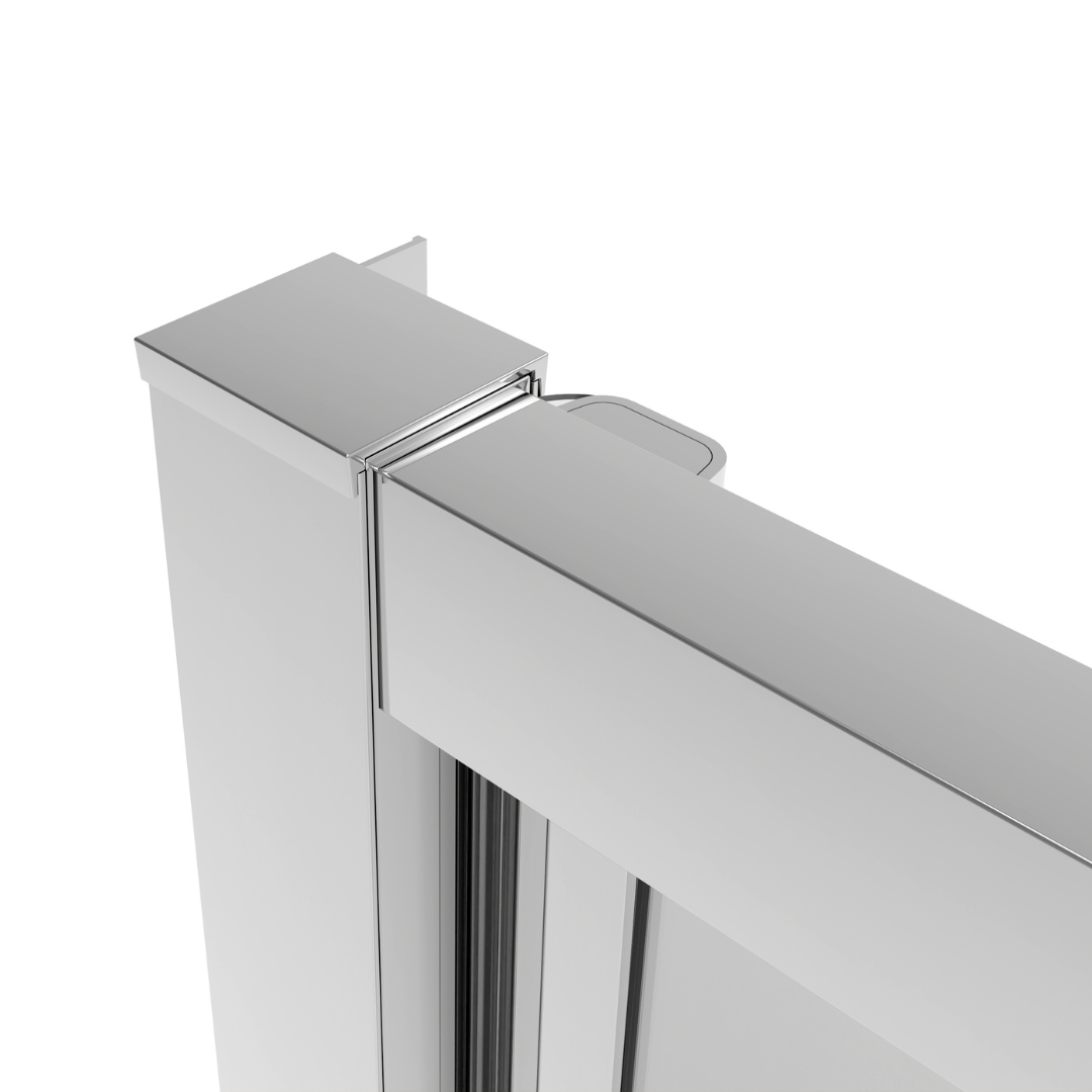 Salontür schwarz 6mm ESG Easy-Clean in 3 verschiedenen Größen