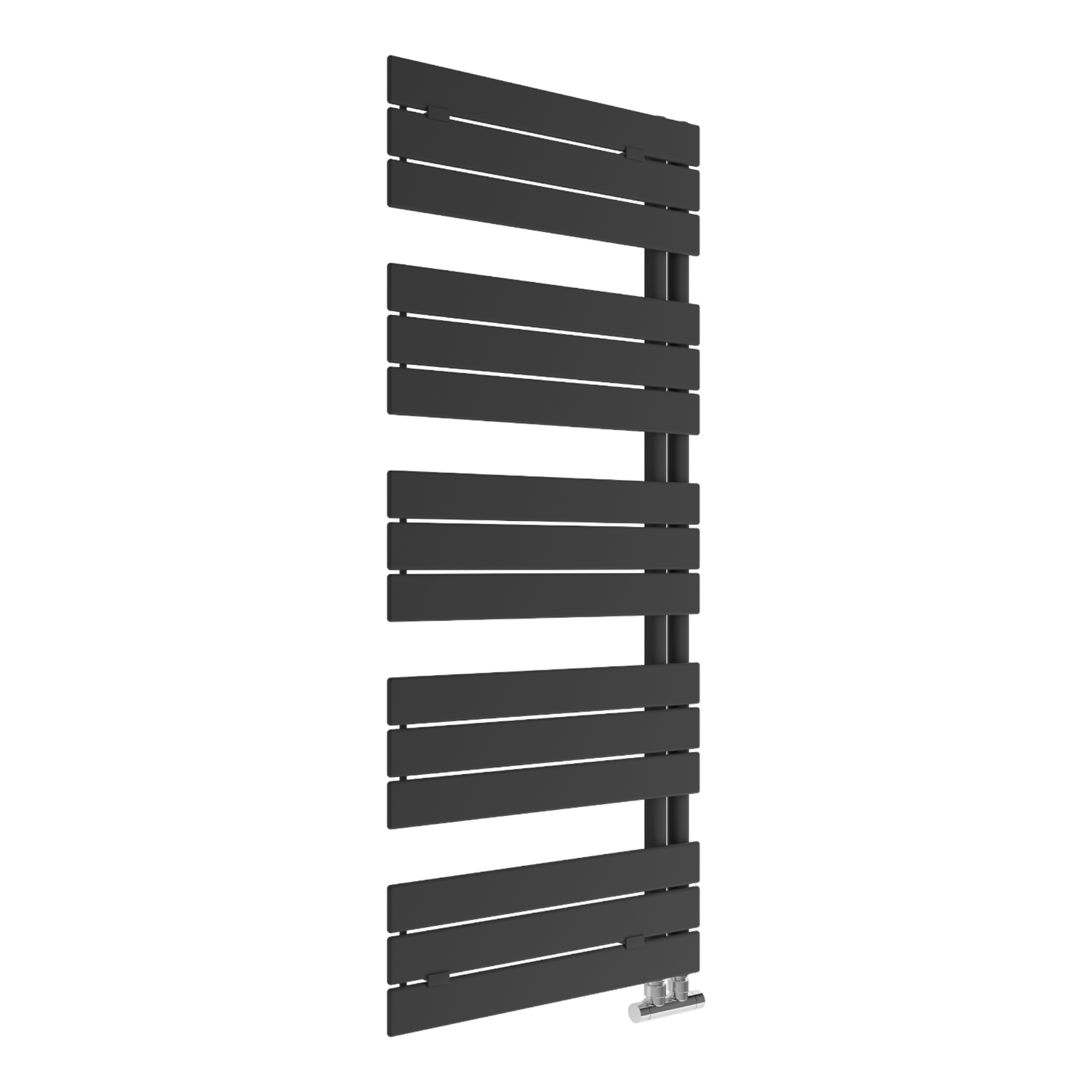 Designheizkörper AREZZO Mattschwarz 1430x600 mm