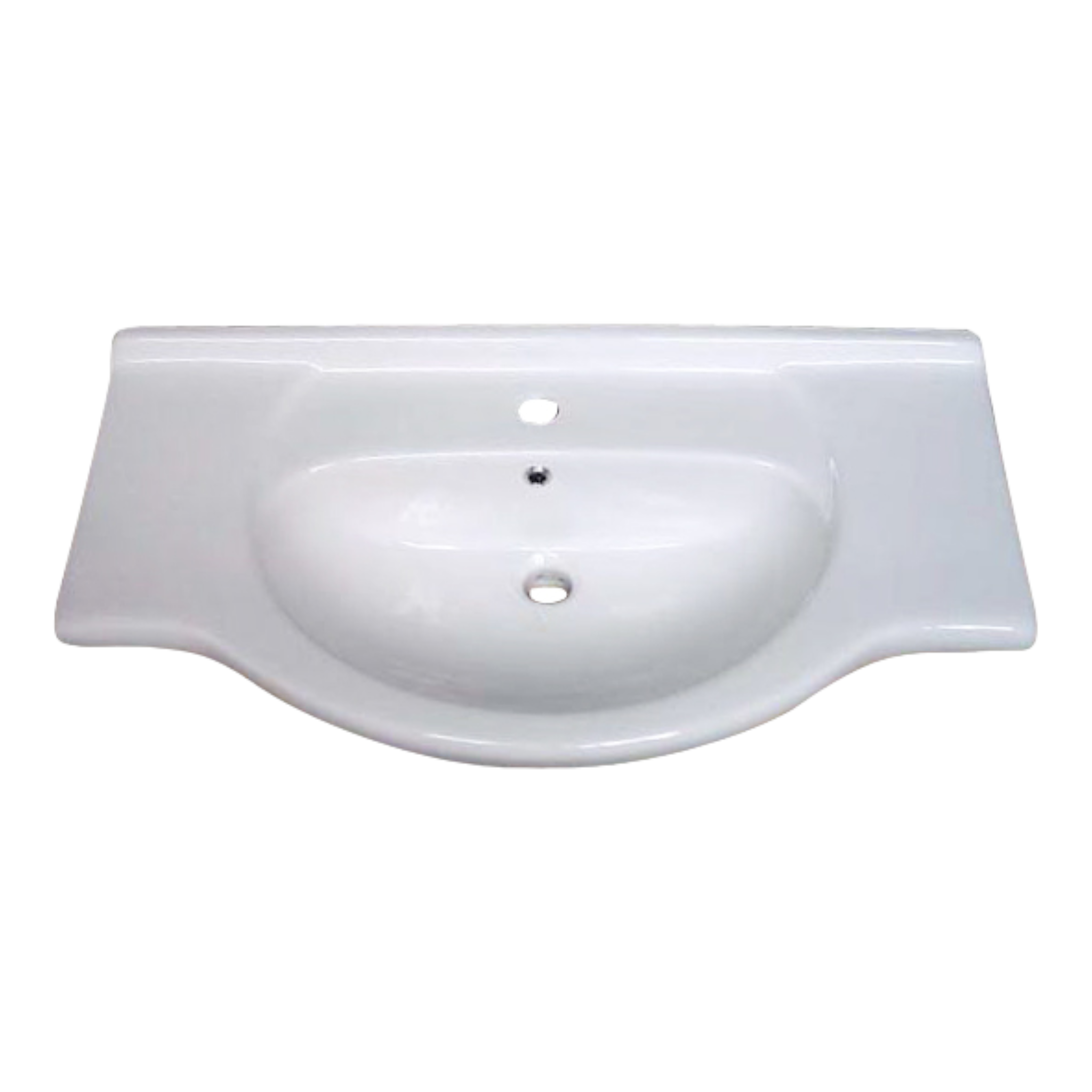 Keramik Waschbecken 85x48x22,5 cm