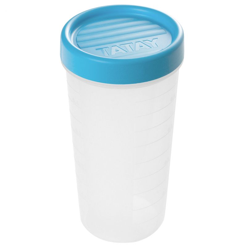 Contenedor de almacenamiento de alimentos TWIST 0,6L azul