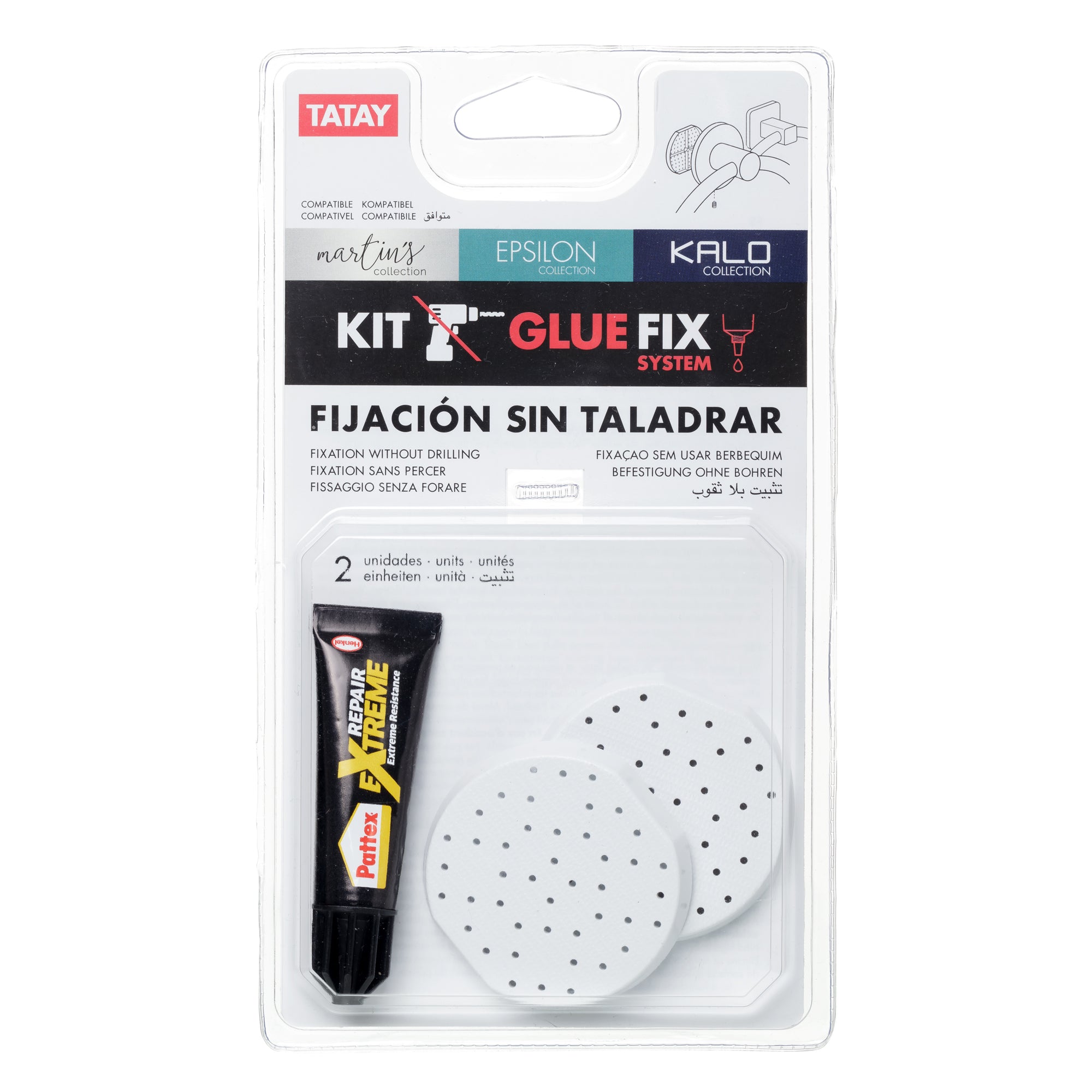 Set de fijación Glue&Fix Martins/Kalo