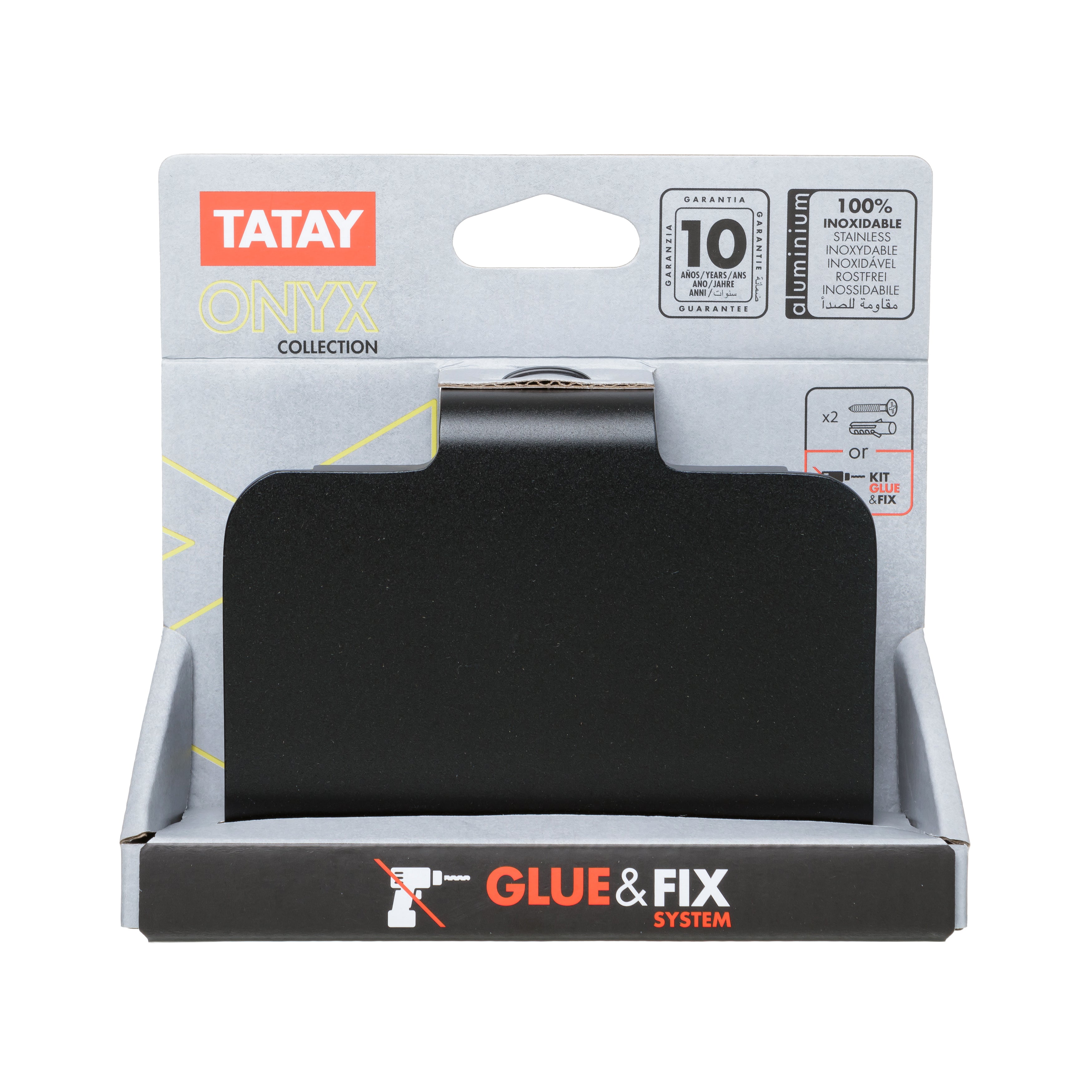 Toilet paper holder ONYX matt black