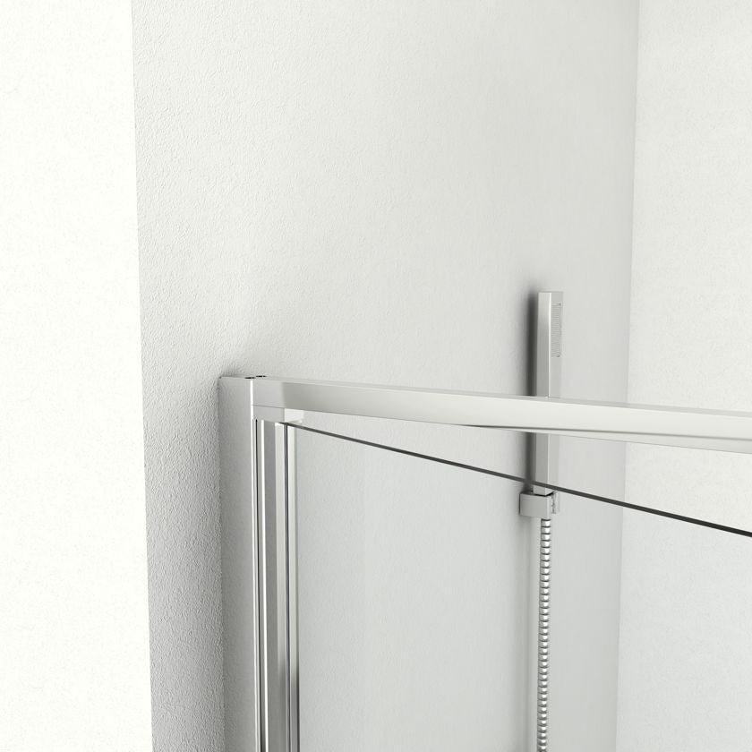 Corner shower enclosure ELITE CHROM with Easy Clean in two different sizes