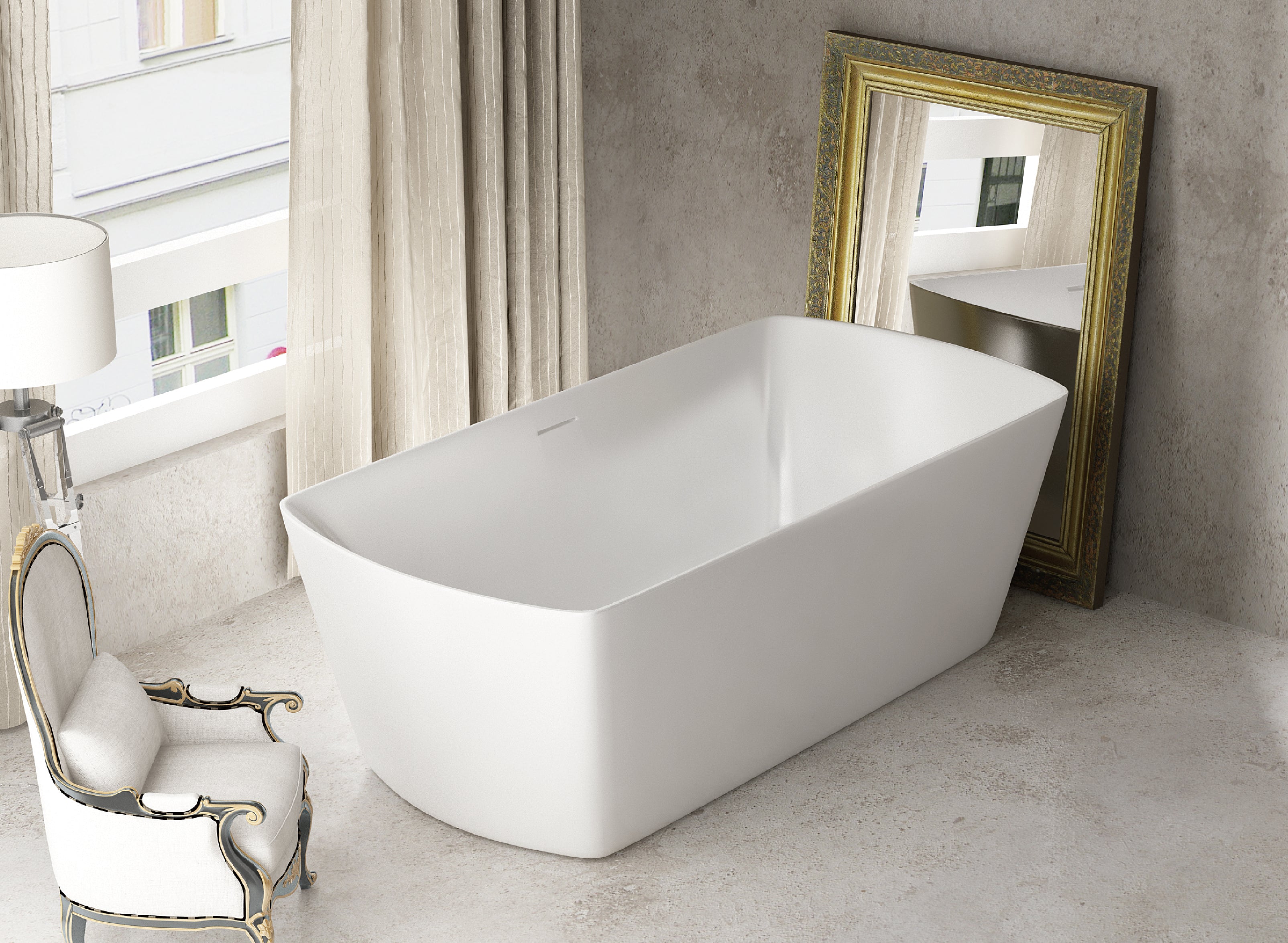 Bañera independiente ORLANDO 180x85x61,5 cm