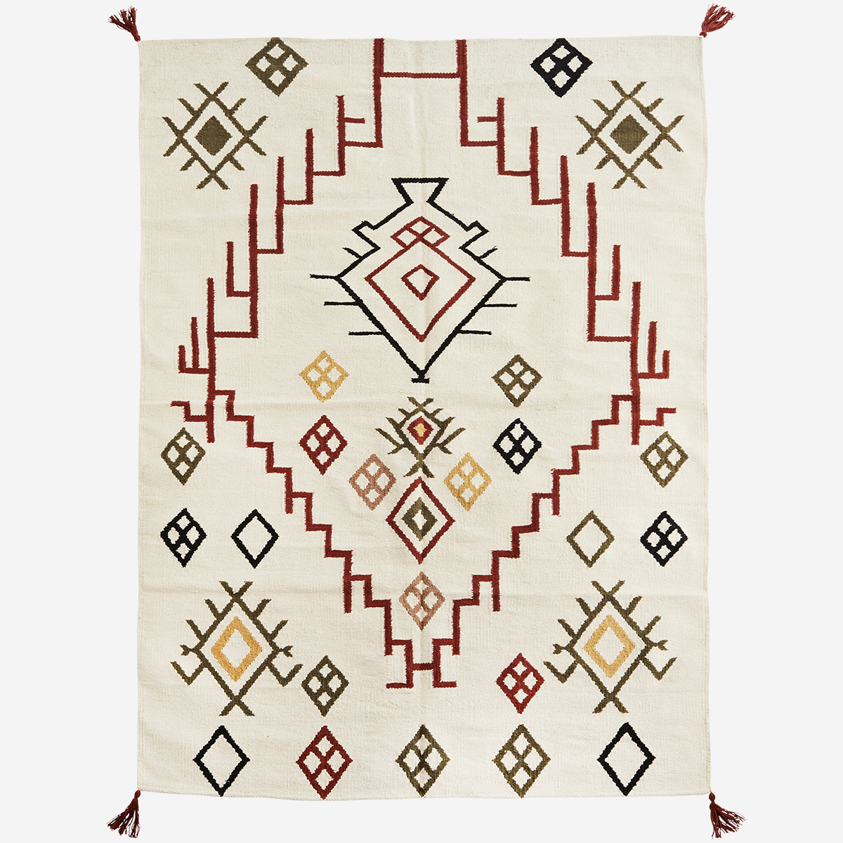 Carpet kilim cream