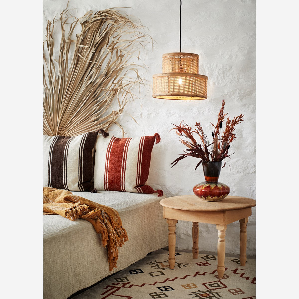 Carpet kilim cream