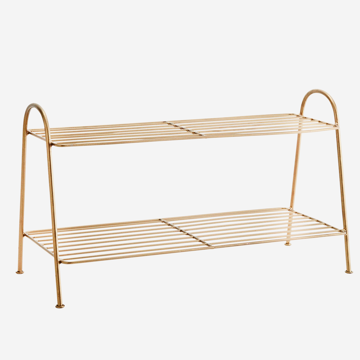 Small shoe rack with 2 shelves