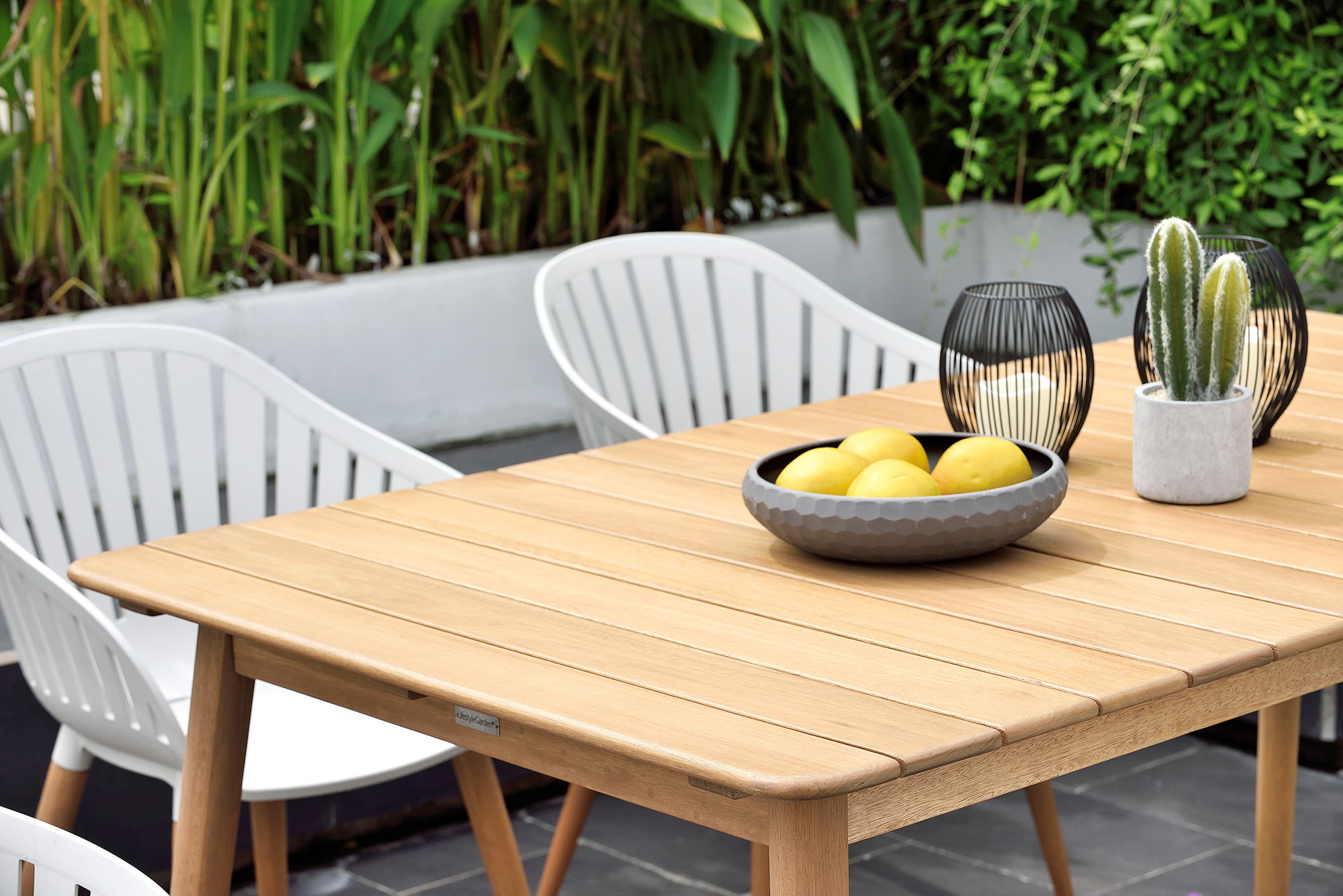 Mesa Nassau rectangular 160x90x75 cm