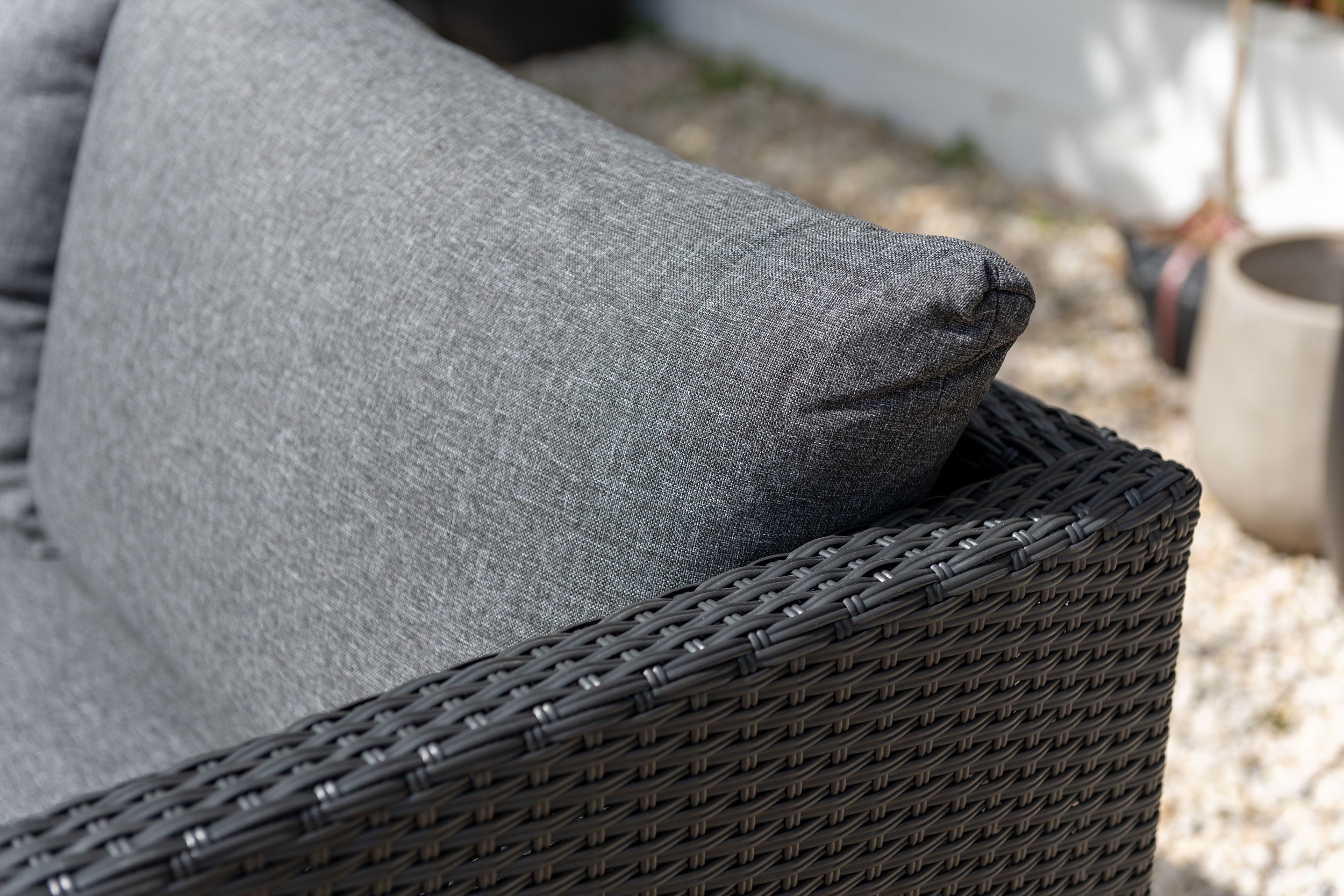 Infinity Sofa-Set inkl. Sitz- und Rückenkissen, schwarz