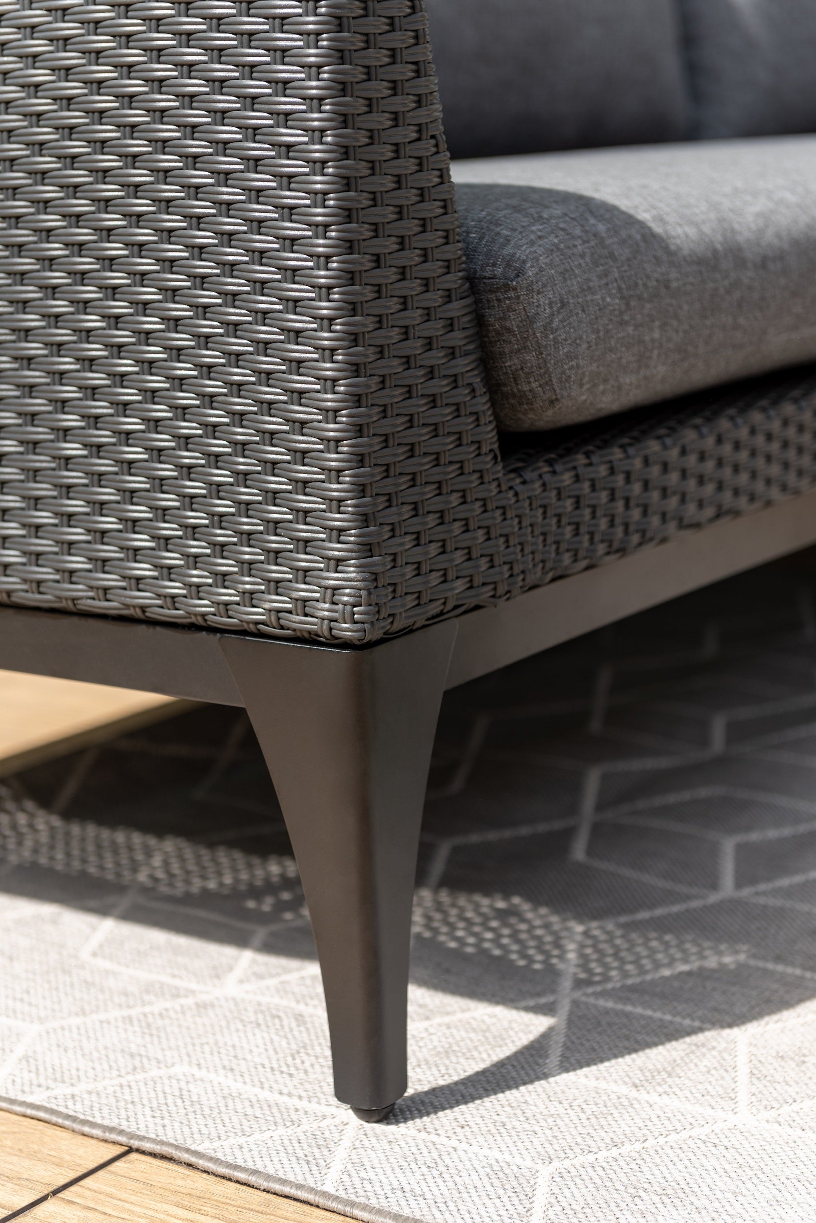 Infinity Sofa-Set inkl. Sitz- und Rückenkissen, schwarz