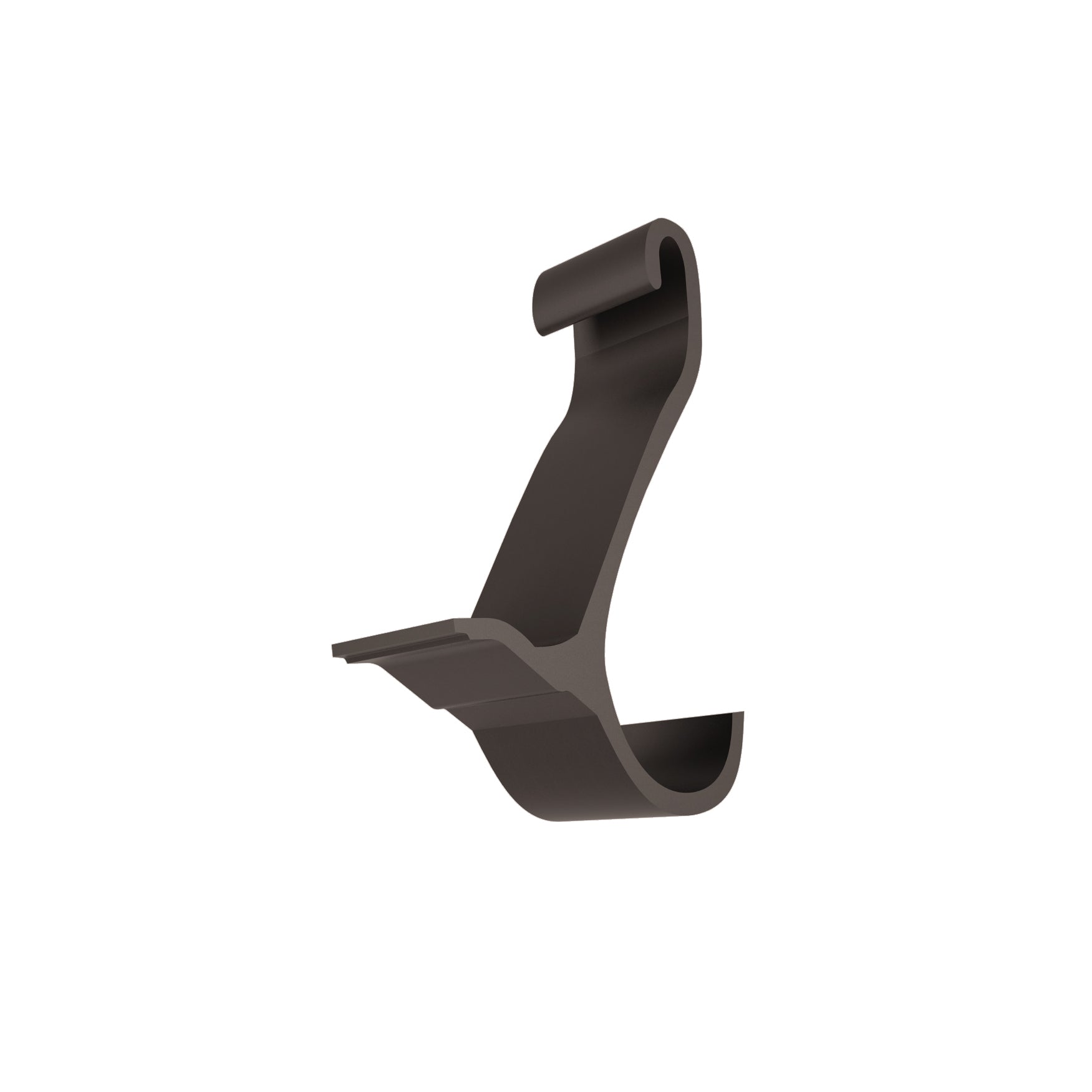 Bathrobe hook for flat tubes 2 pcs.
