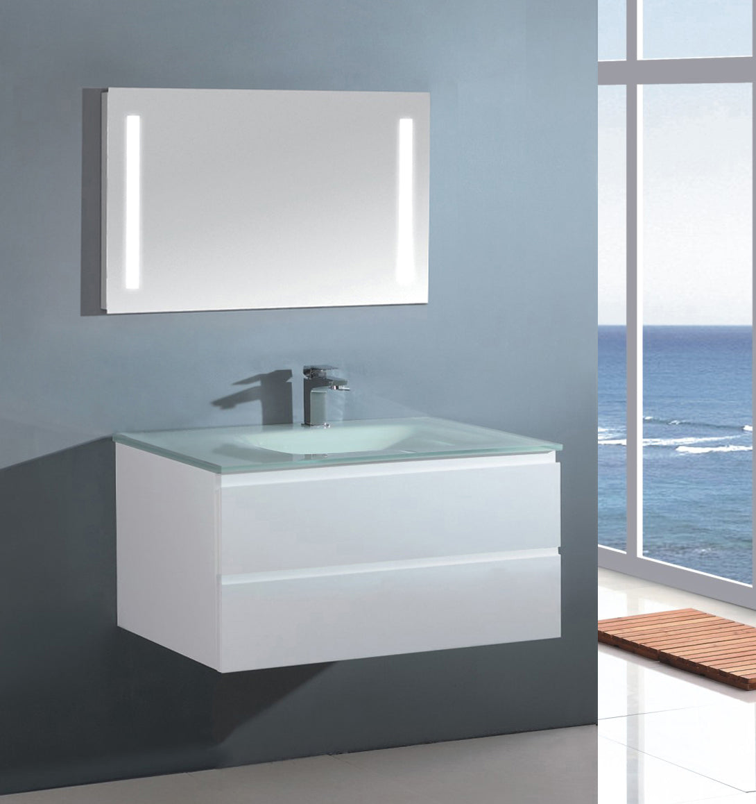 Bathroom furniture set - CUBE 70 / 100cm
