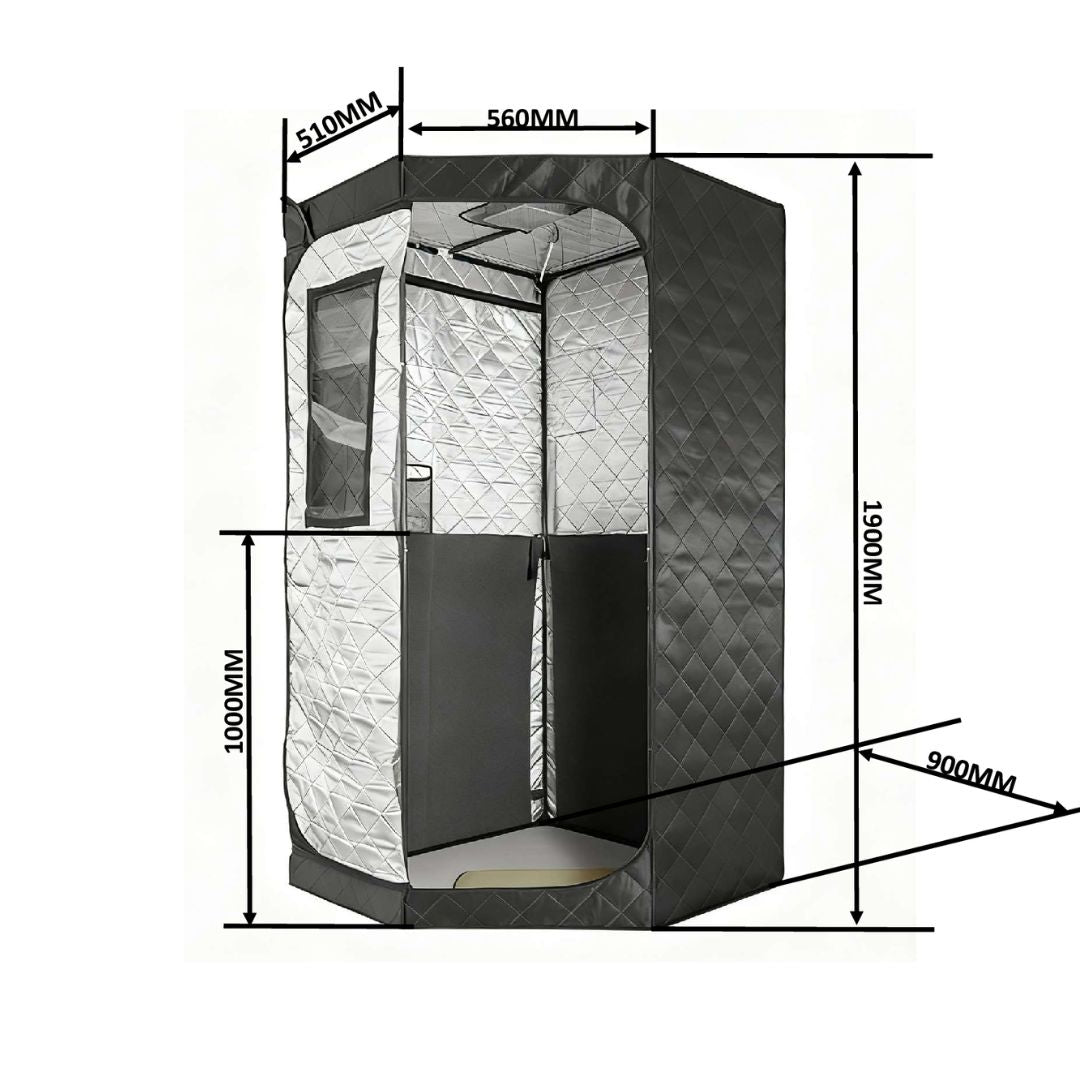 Portable infrared cabin 90x90x190 cm
