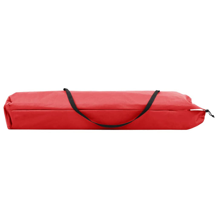 Tumbona plegable para 2 personas acero rojo