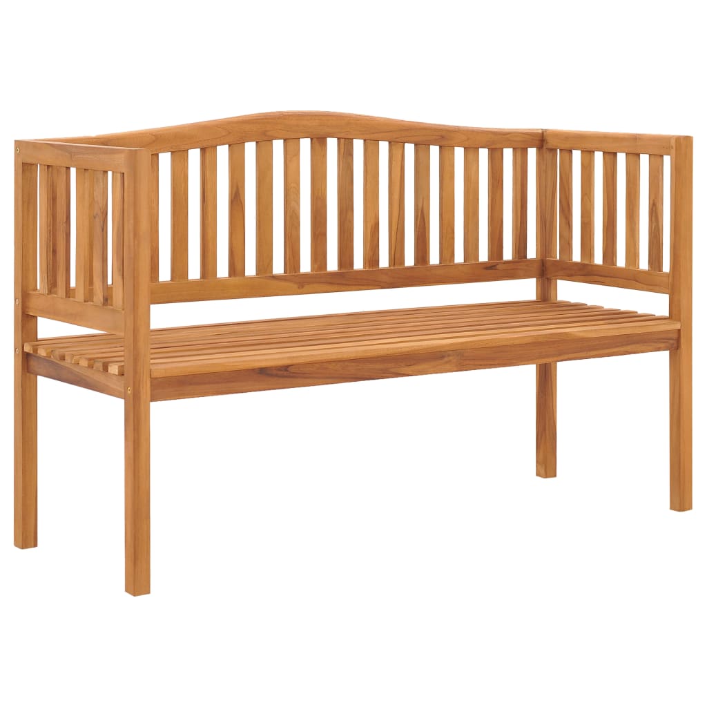 Gartenbank 150 cm Massivholz Teak