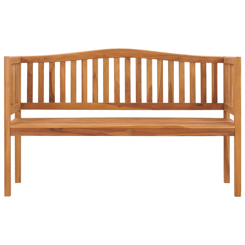 Gartenbank 150 cm Massivholz Teak