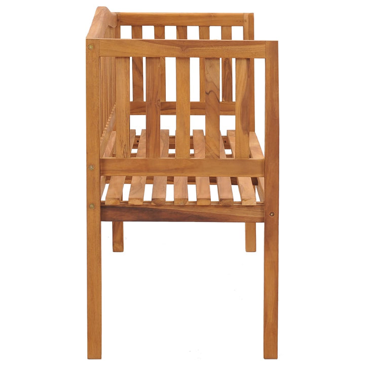 Gartenbank 150 cm Massivholz Teak