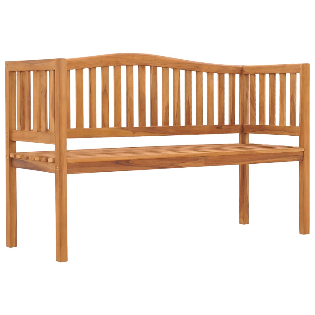 Gartenbank 150 cm Massivholz Teak